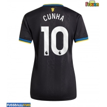 Manchester United Matheus Cunha #10 3rd trikot Frauen 2025-26 Kurzarm